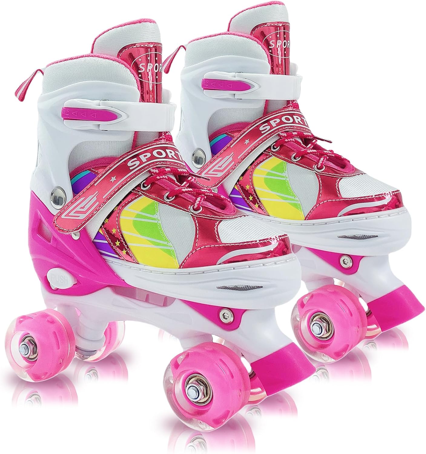 Adjustable Kids Roller Skates for Safe Fun and Style