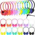 Wholesale Bulk Headphones 96 Pack for School Classrooms - Mixed Colors