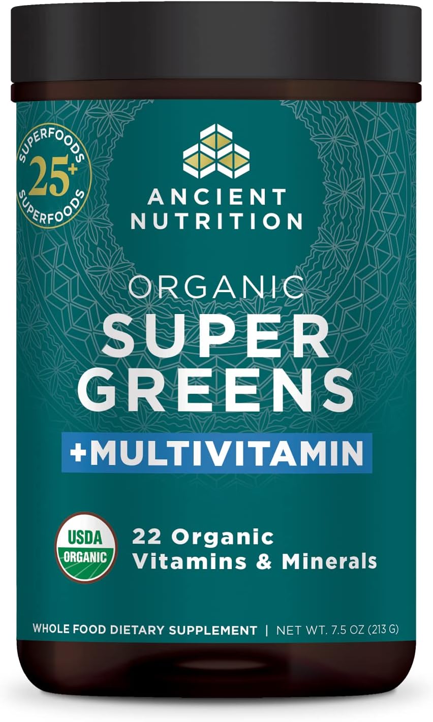 Ancient Nutrition Vitamin Powder for Digestive and Energy Support