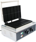 Mini Waffle Maker with 10 Molds - Adjustable Control