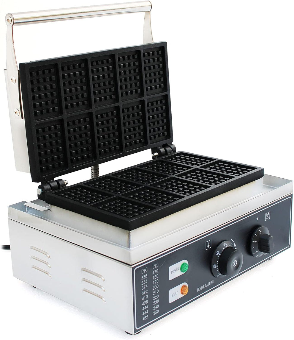 Mini Waffle Maker with 10 Molds - Adjustable Control – GearMustHave