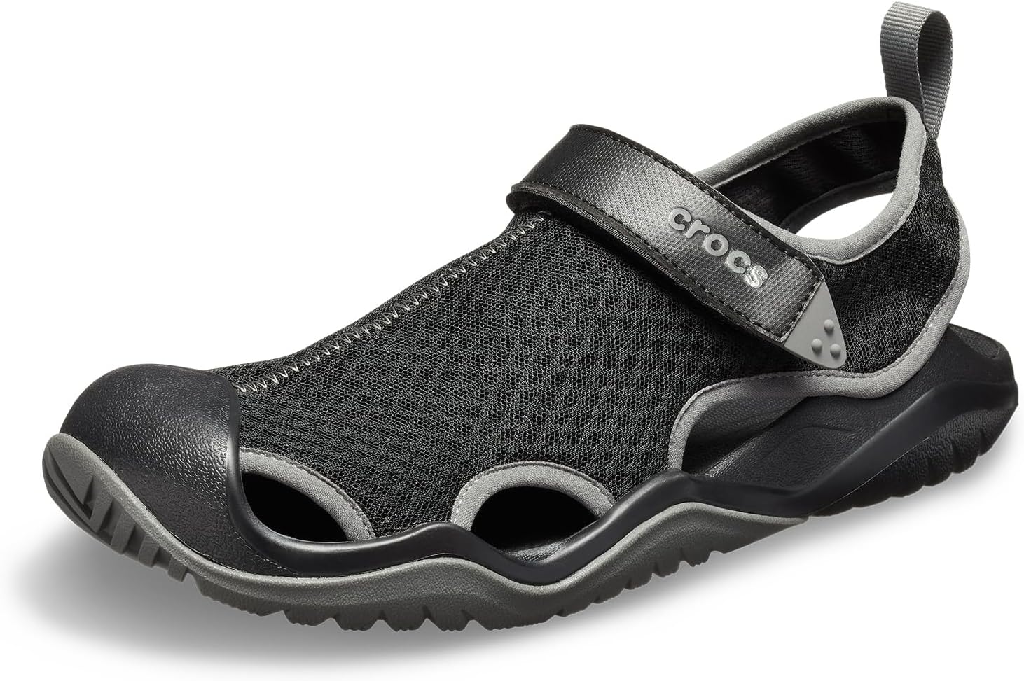 Crocs Men's Swiftwater Mesh Deck Sandals for Ultimate Comfort