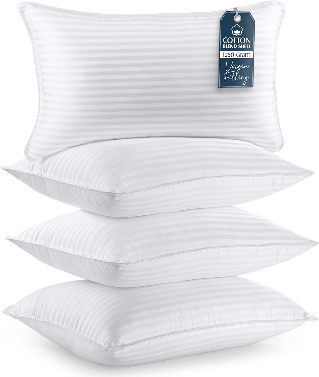 Utopia Bedding King Size Bed Pillows for Sleeping - Set of 4