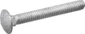 Carriage Bolt 1/2 x 5 in 25-Pack - Semi-Flush Galvanized Fasteners