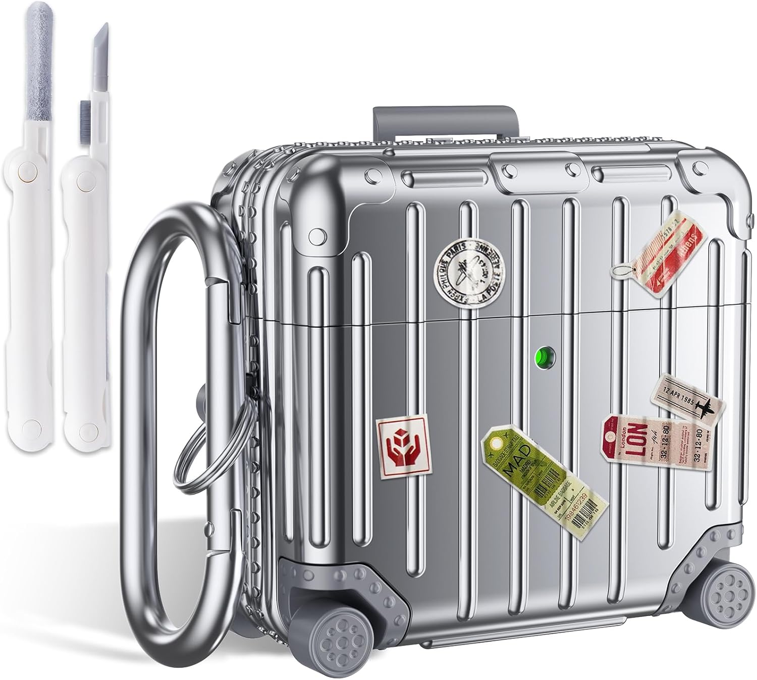 Cute AirPods 4 Suitcase Case - Fashionable Protection