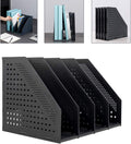 Leven Collapsible Magazine File Holder Desk Organizer - 4 Slots