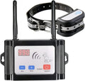 Wireless Dog Fence & Training Collar 2-in-1 - 990 ft Adjustable Range