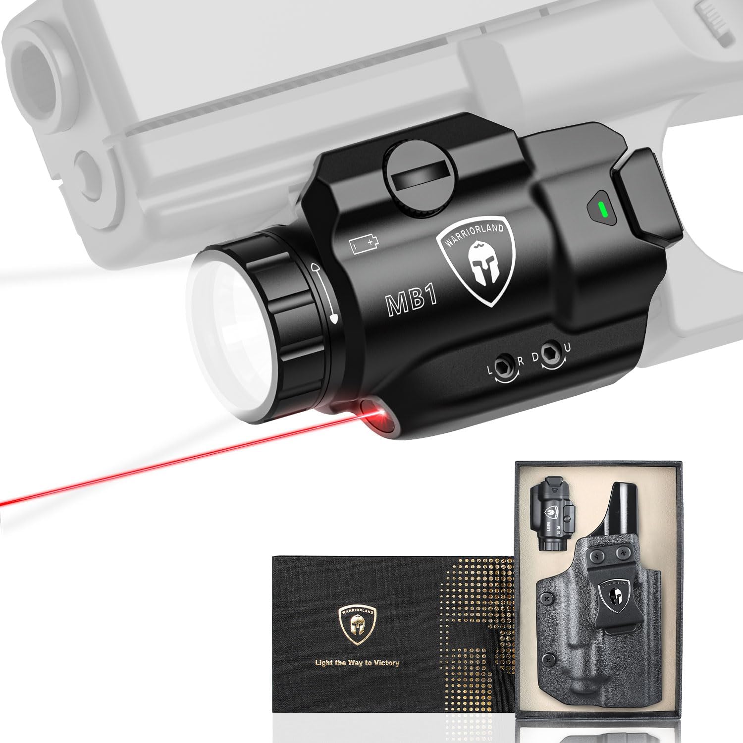 Hellcat Pro Holster with Light - Tactical IWB Kydex Combo