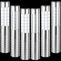 LED Strobe Baton Light 6-Pack with 3 Chargers - Rechargeable Bottle