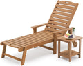LUE BONA Chaise Lounge Chair with Table for Ultimate Relaxation
