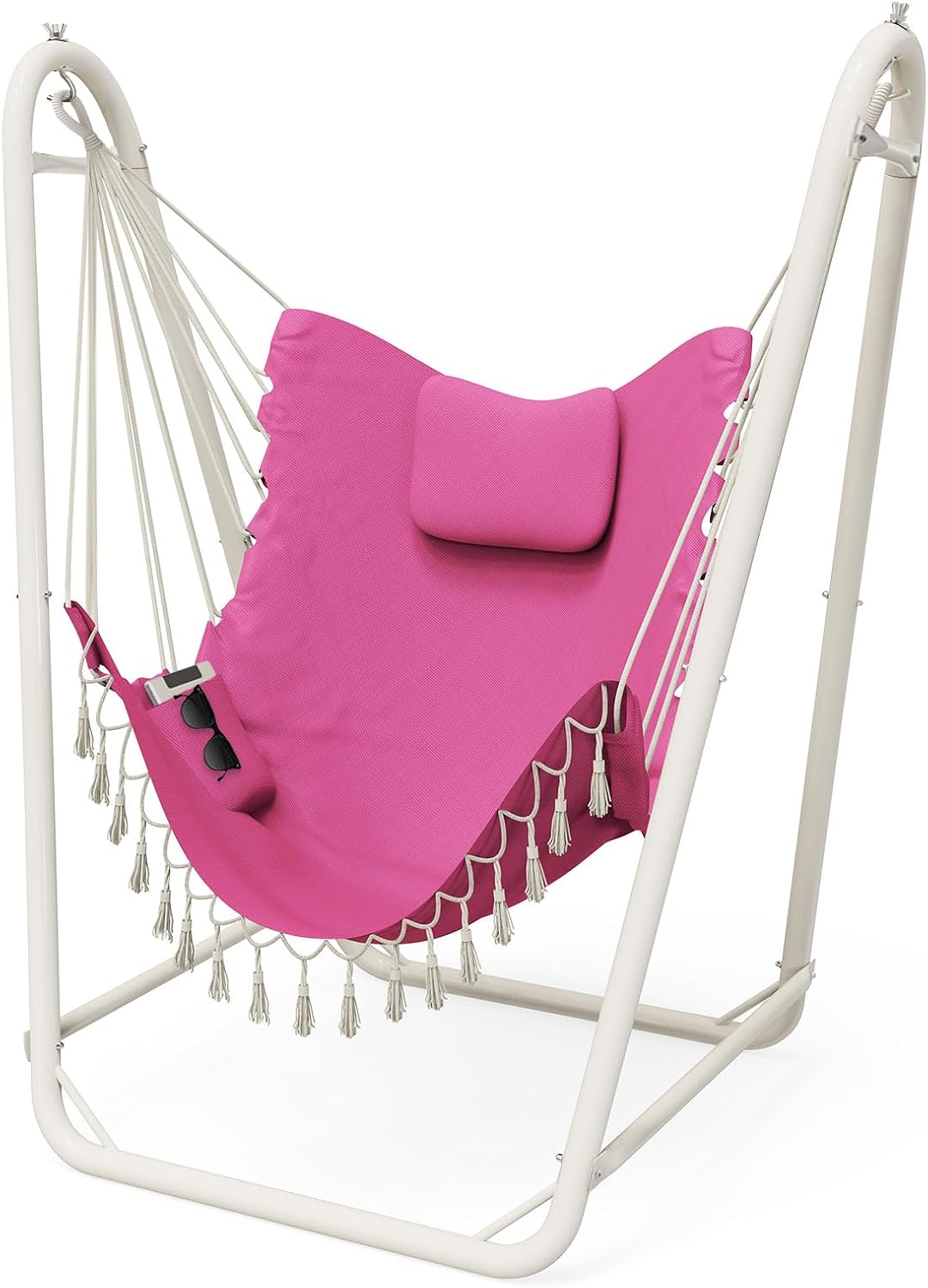 Hammock Chair with Stand for Indoor Outdoor Relaxation and Style