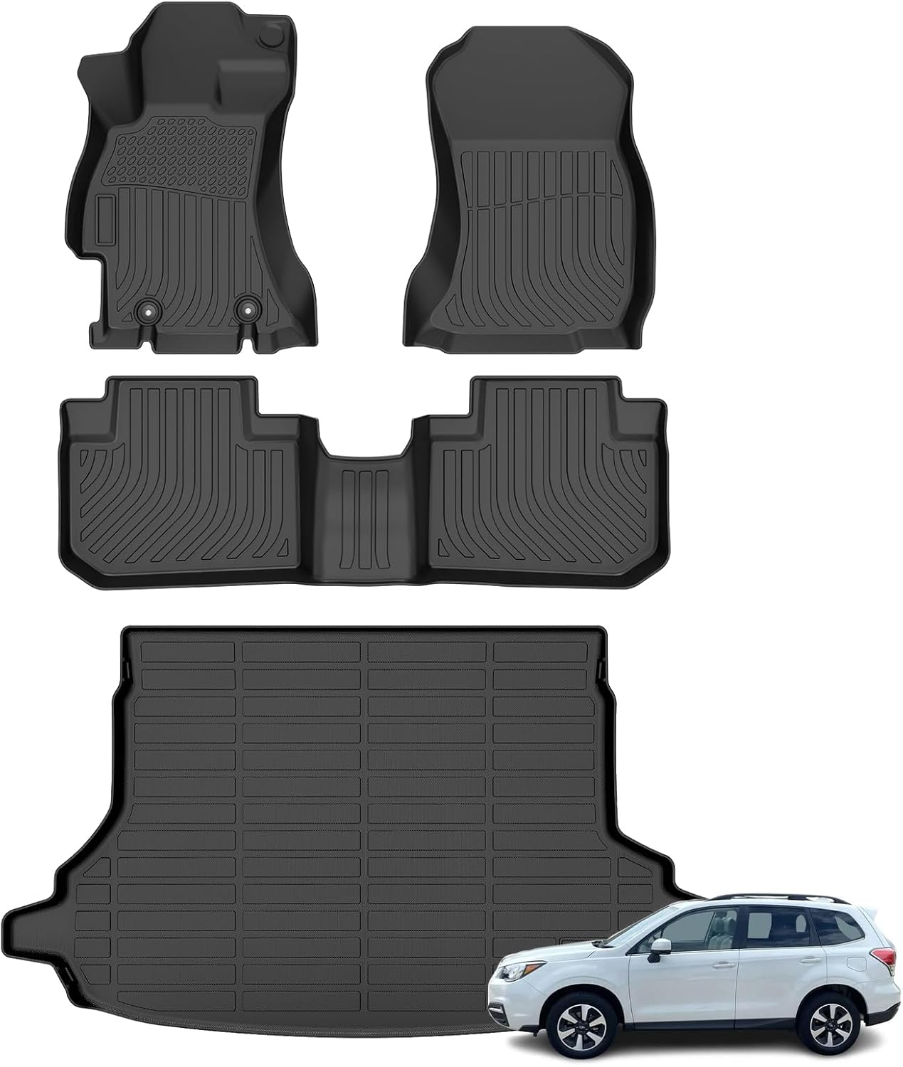 All Weather Floor Mats & Cargo Liner for Subaru Forester 2014-2018