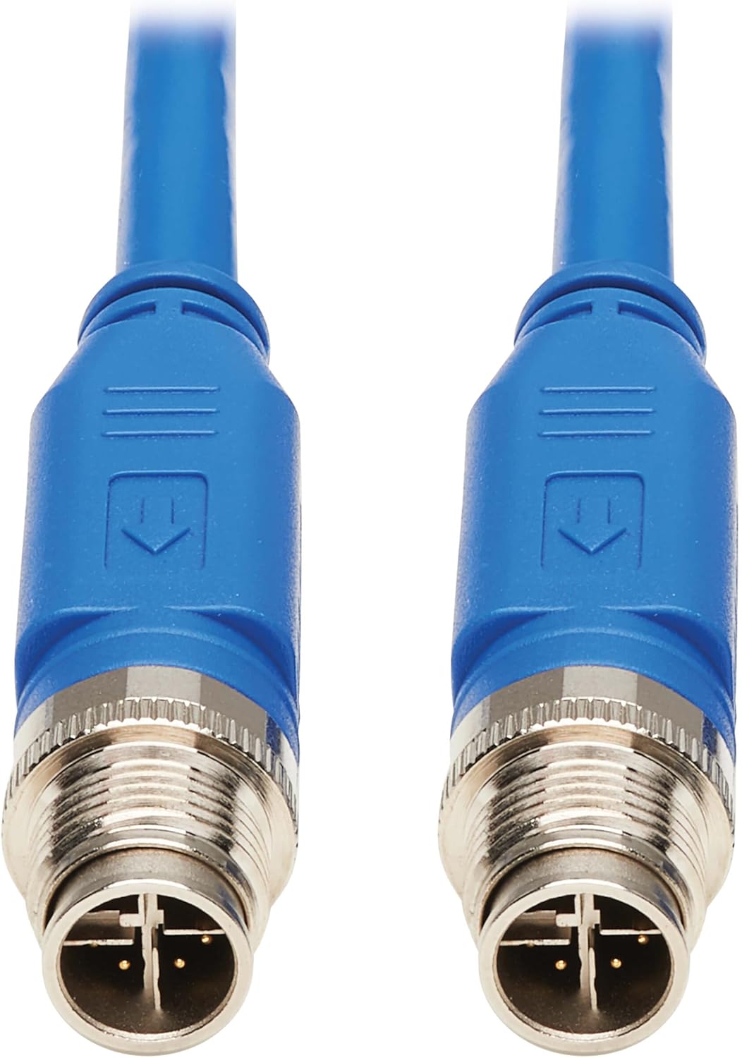Tripp Lite M12 X-Code Cat6 Ethernet Cable for Industrial Use