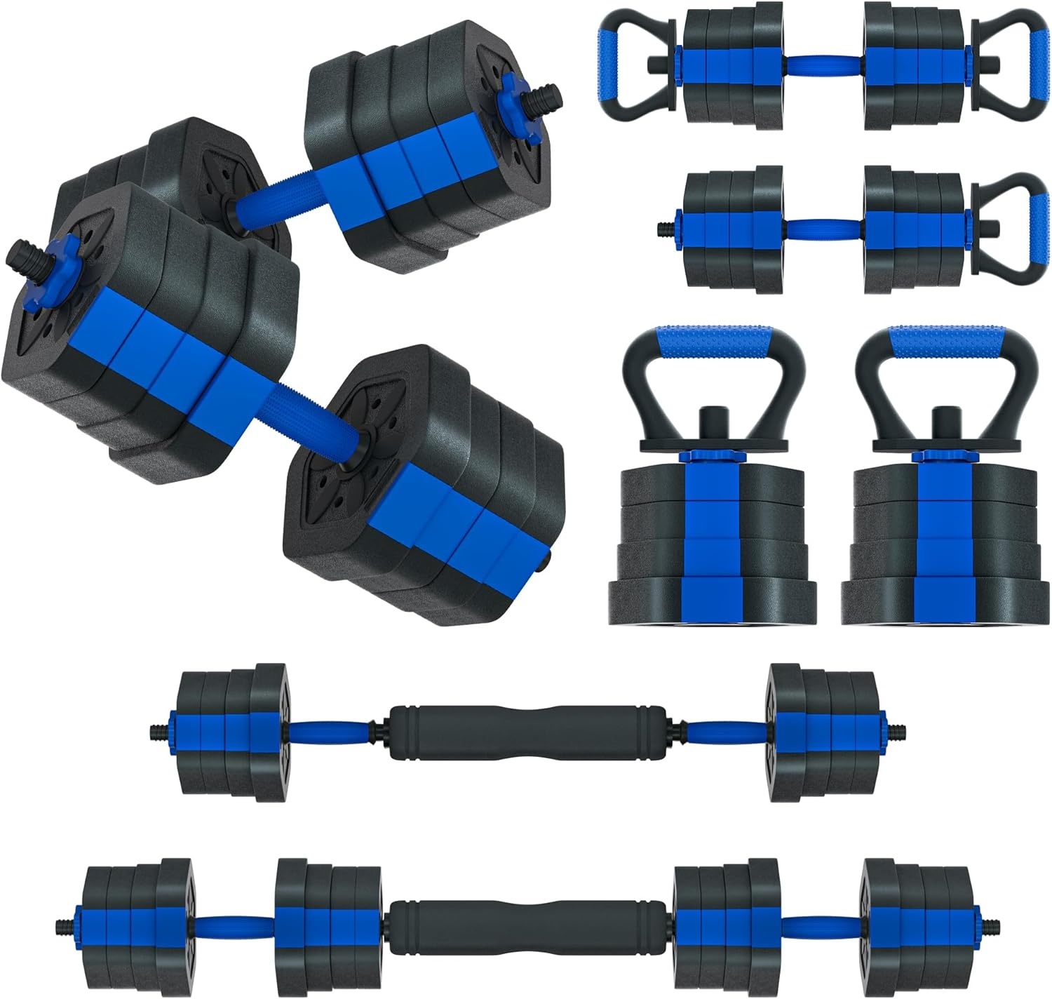 VIVITORY Adjustable Dumbbell Set for Home Gym Workouts