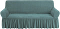 Sofa Slipcover Sage Sofa Cover 1 Piece Easy Fitted - Durable Protector