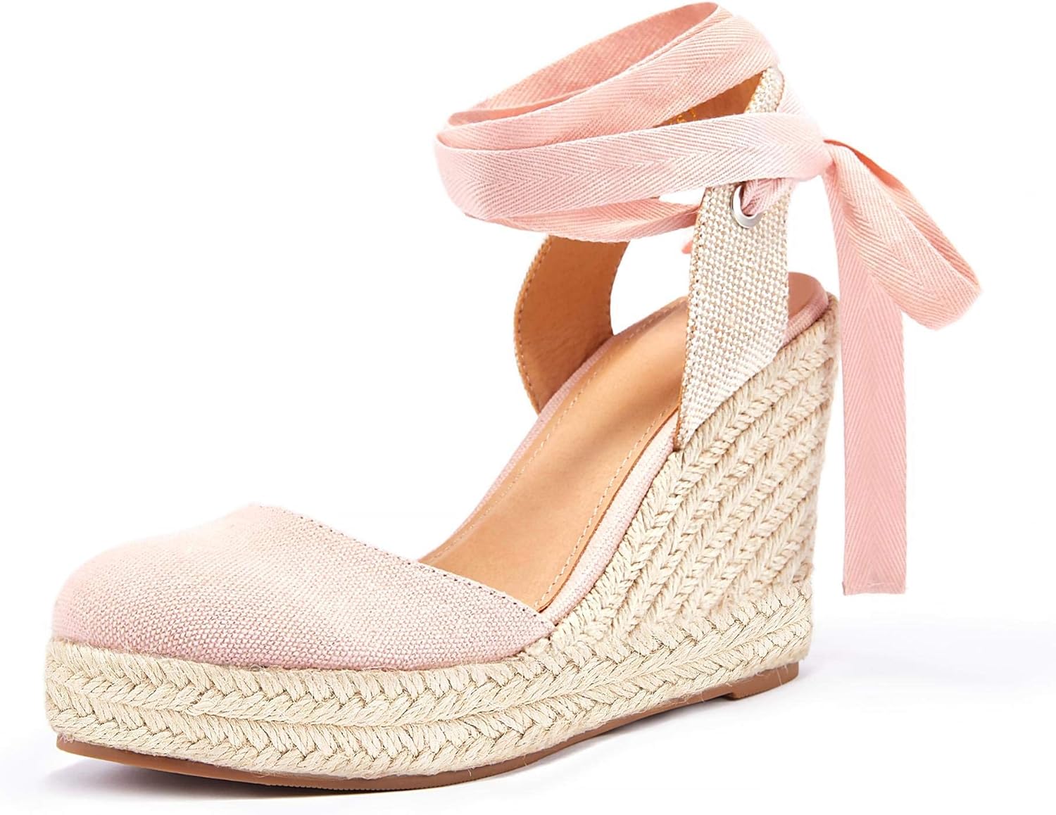 Ermonn Womens Espadrilles Wedge Sandals for Summer Style