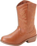 Girls Cowgirl Boots Mid Calf - bebe Classic Western Style