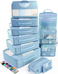 Veken 10 Set Packing Cubes for Travel Essential - Organized Packing