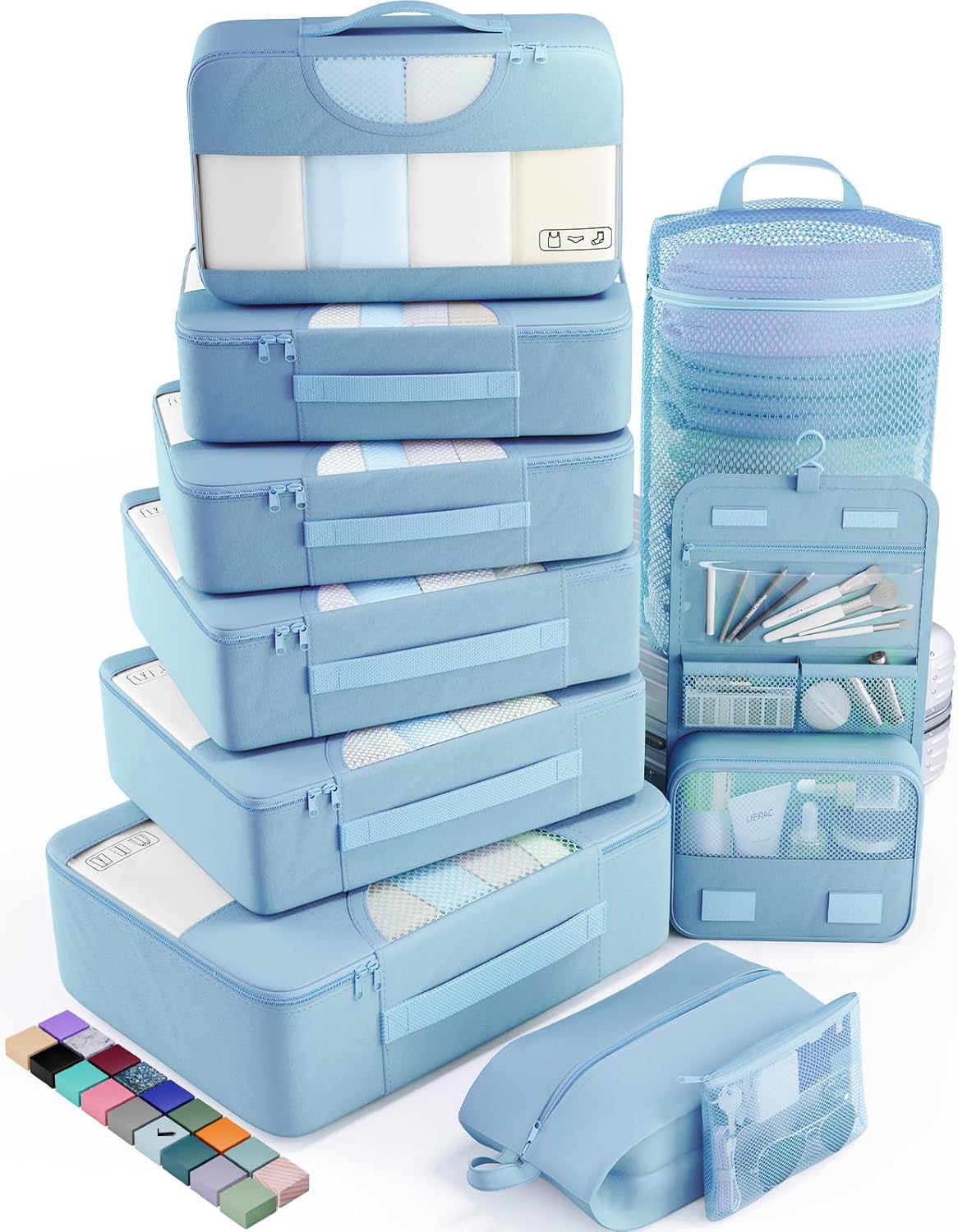 Veken Packing Cubes for Travel Essential Suitcase Organizer Bags