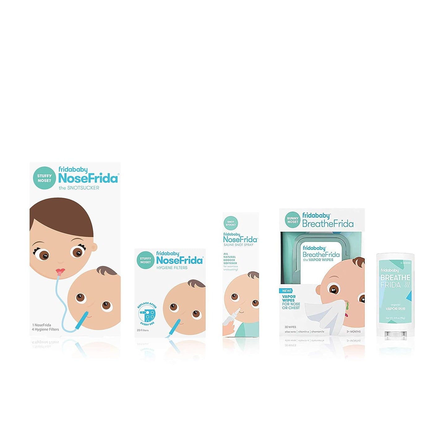Frida Baby Cold and Flu Relief Set for Easy Breathing