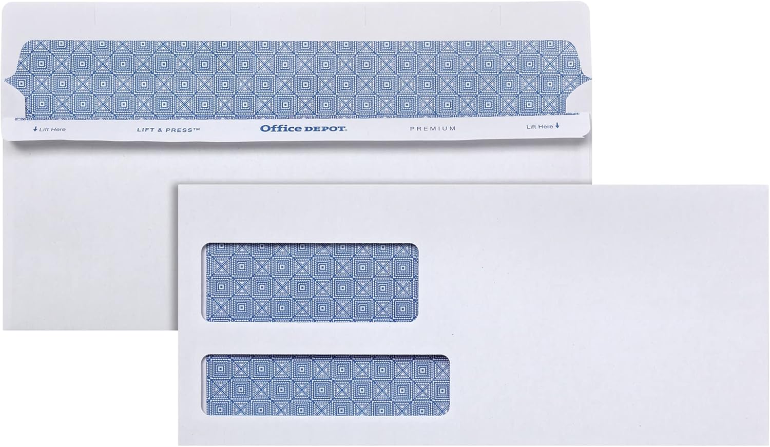 500 Eco-Friendly Envelopes, #10 Size, White, Office Depot