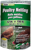YARDGARD 1 in. x 150 ft. Poultry Netting - Durable Galvanized Fence