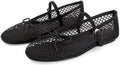 Mesh Ballet Flats Mary Jane Shoes - Comfortable Casual Dress Flats