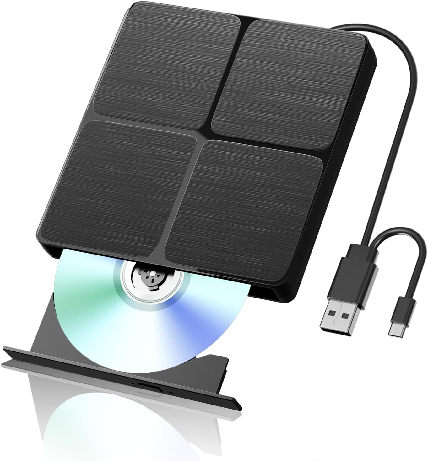 External Blu Ray Drive with USB 3.0 & Type C for Fast Burning