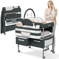 Portable Baby Changing Table with Wheels - Modern Folding Dresser