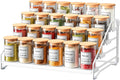 Spice Rack Organizer for Cabinet 4 Tier Adjustable Depth - Space
