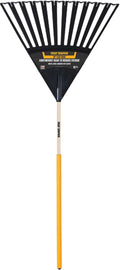 True Temper Clog Free Poly Leaf Rake with 48 in Hardwood Handle - Fast