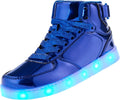 DIYJTS Kids LED Light Up Shoes - USB Rechargeable Glowing Sneakers
