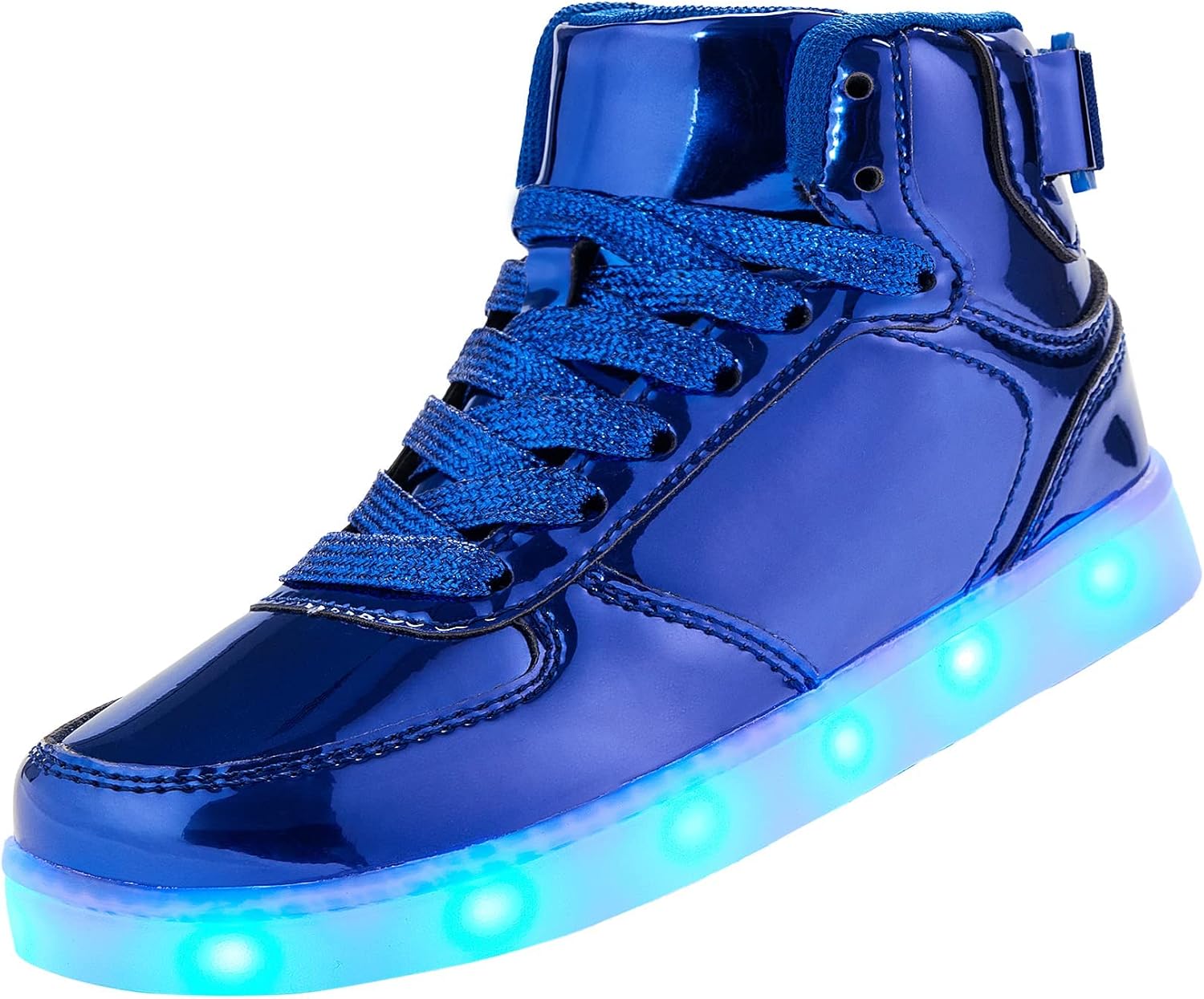 DIYJTS Kids LED Light Up Shoes - Fashion High Top Sneakers