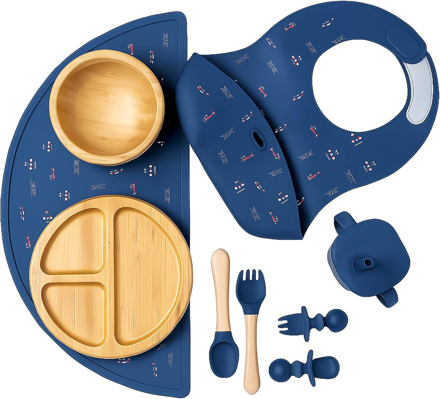 Bamboo Baby Feeding Set for Infants & Toddlers - Eco-Friendly Gift