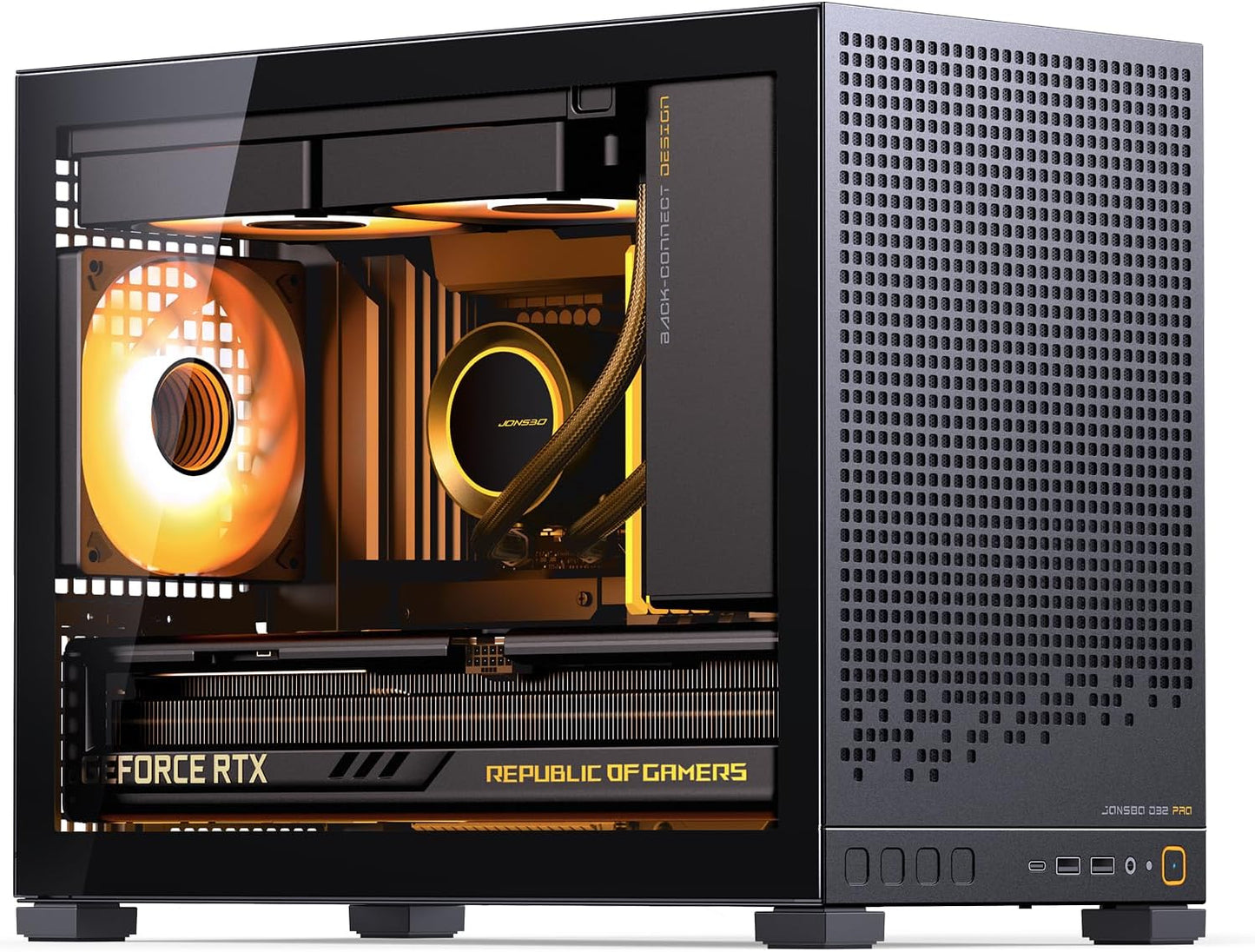 JONSBO D32 PRO Micro-ATX PC Case for High Compatibility
