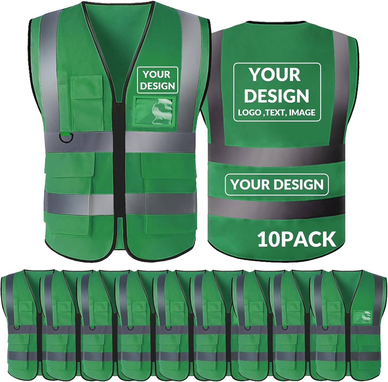 BeautyWill Custom Safety Vest for Enhanced Visibility