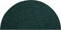 Ambiant Forest Green Half Round Area Rug 42in x 84in - Soft, Pet