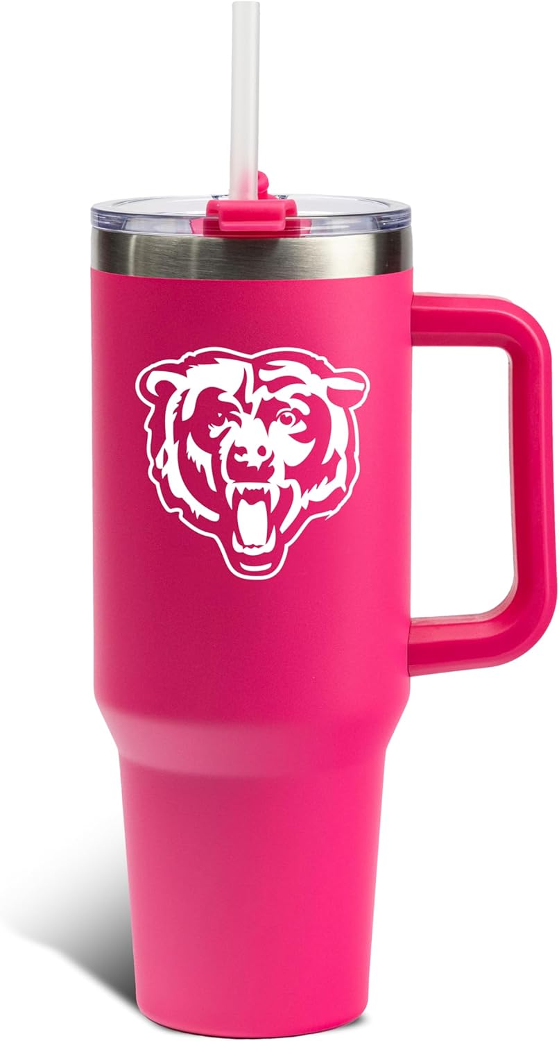 NFL 40oz Game Day Tumbler - Stylish Pink Drinkware for Fans