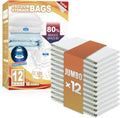 TAILI 12 Pack Vacuum Storage Bags 40x31 in - Jumbo Space Saver