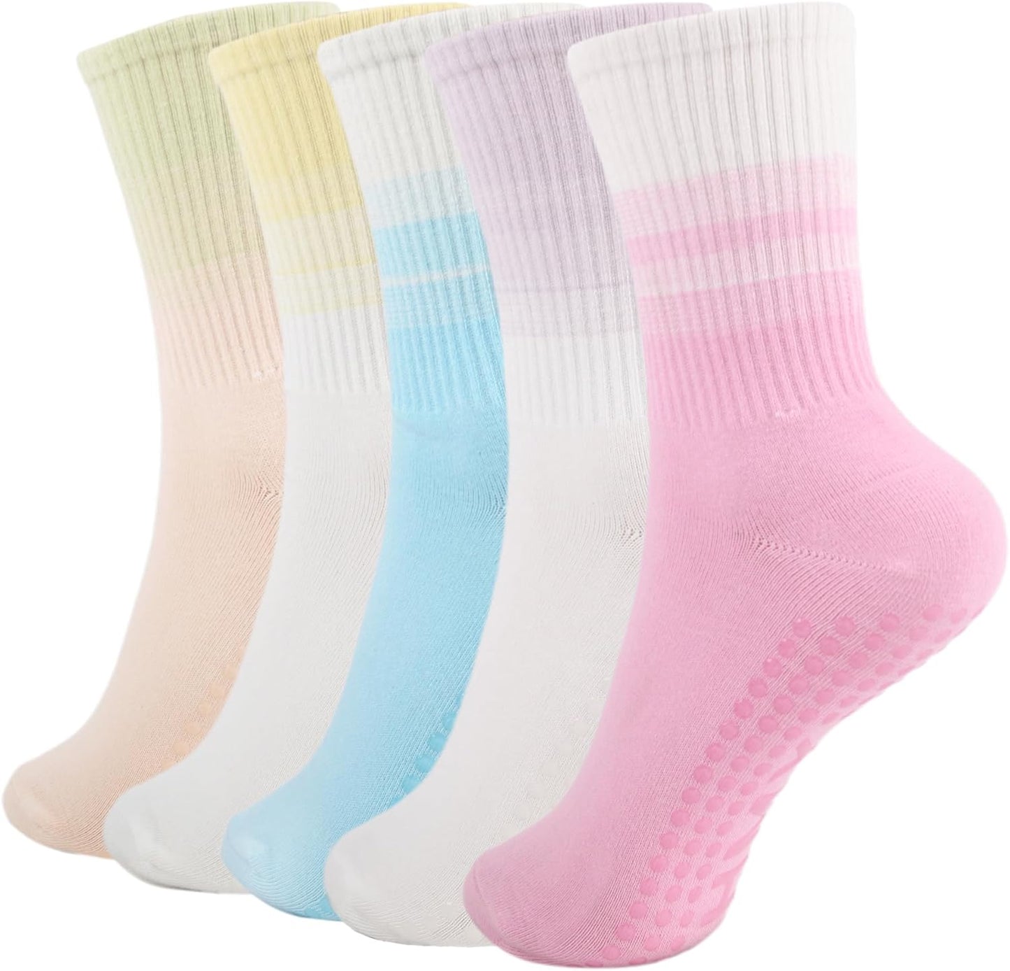 Non-Slip Pilates Yoga Socks for Women - Grip for Workouts