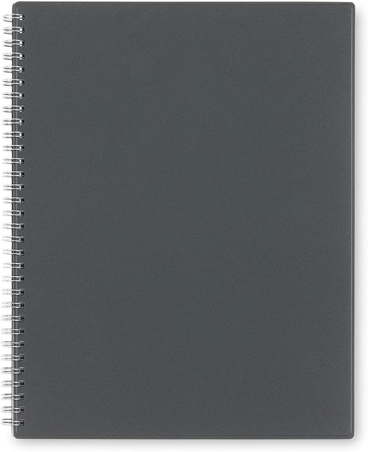 Blue Sky Professional Notebook: Flexible Cover, Twin-Wire, 8.5x11, Gray