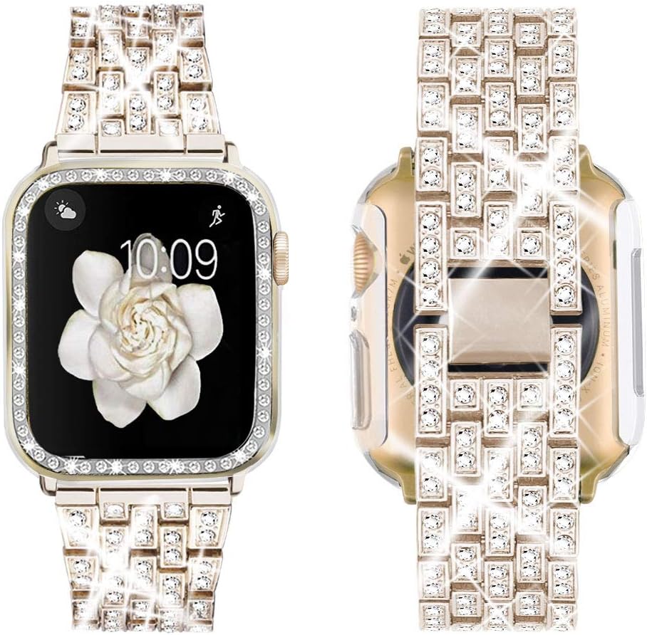 Sparkle in Style: SUPOIX Apple Watch Band & Case Set