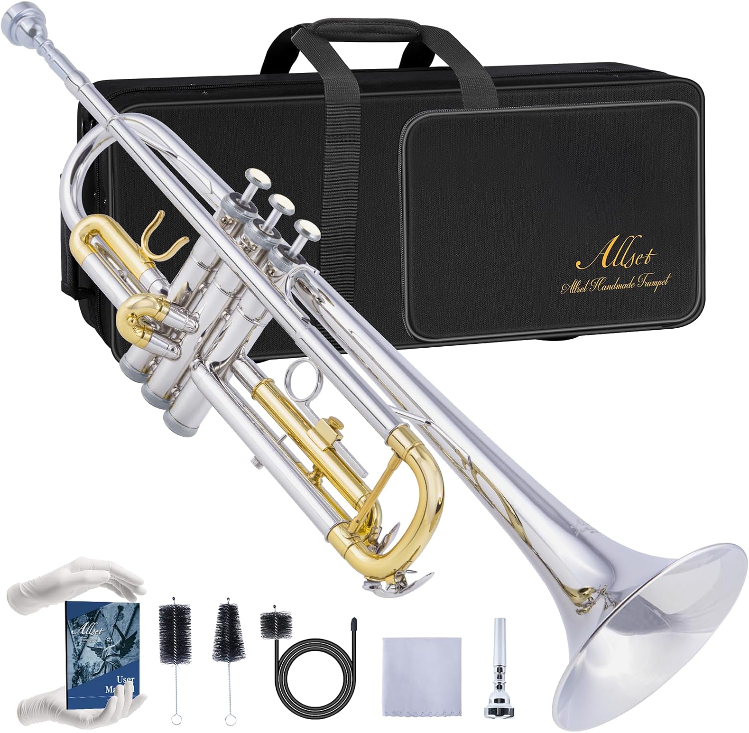 ALLSET Bb Standard Trumpet for Beginners - Pro Performance