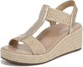Vionic Women's Calera Wedge Sandal Nubuck - Comfortable 2.5in Wedge