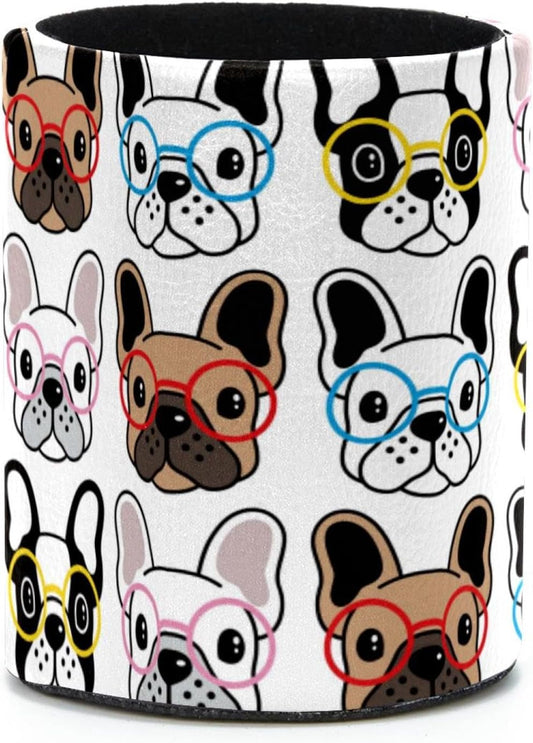 Cute French Bulldogs Desk Organizer