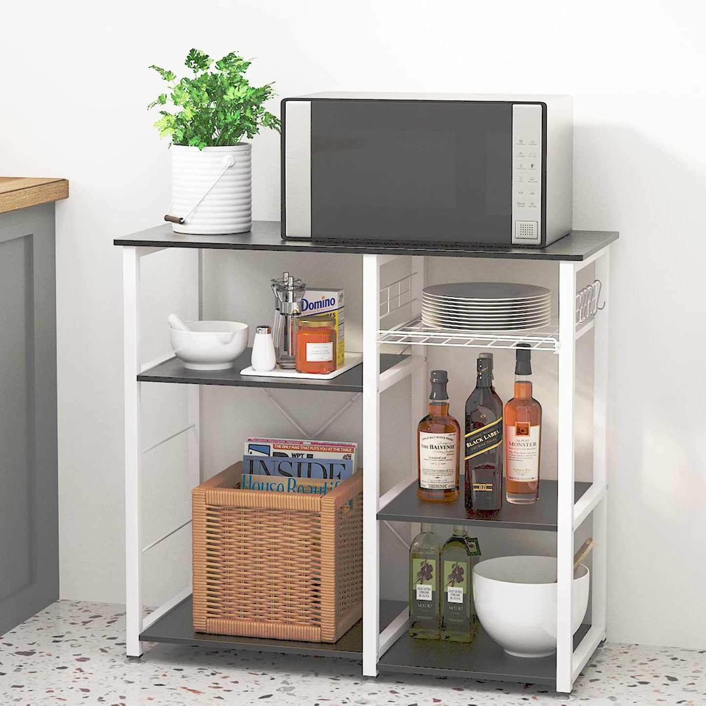 Sogesfurniture 3-Tier Kitchen Rack with Drawer