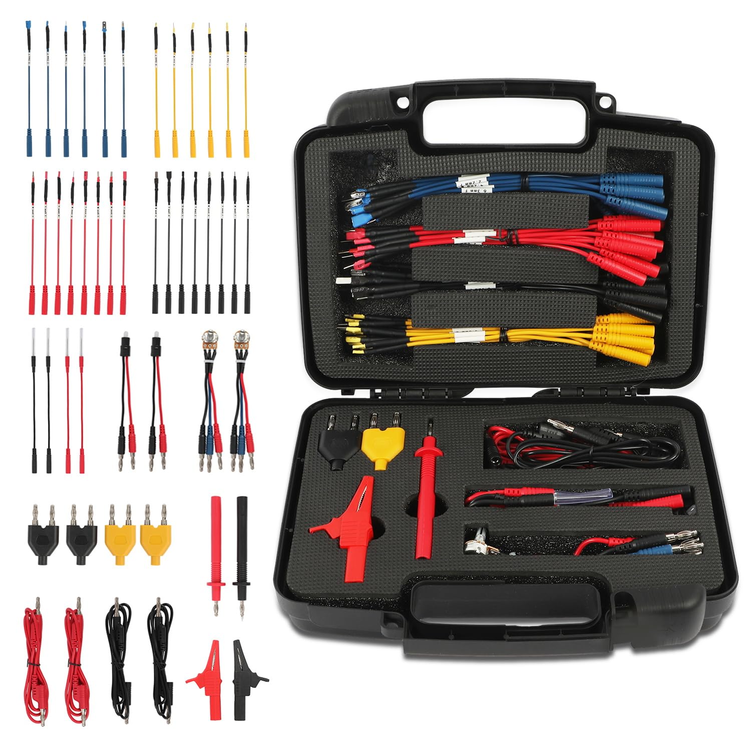 48PCS Automotive Circuit Test Leads Kit for Efficient Diagnostics