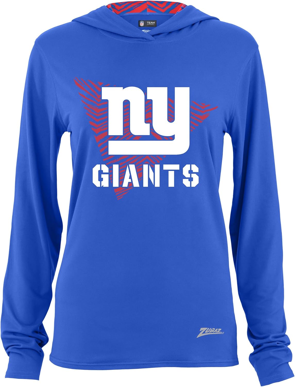Zubaz NFL Women's Lightweight Hoodie for Game Day Comfort