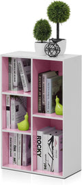 Furinno LUDER 5-Cube Book Shelf - Compact Open Storage for Small