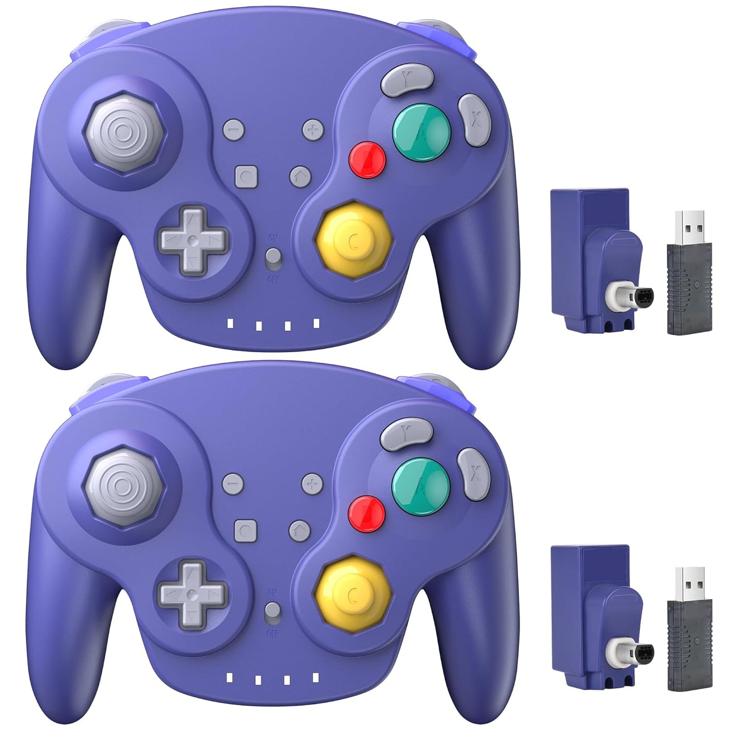 2 Pack Wireless NGC Switch Online Controller for Gaming